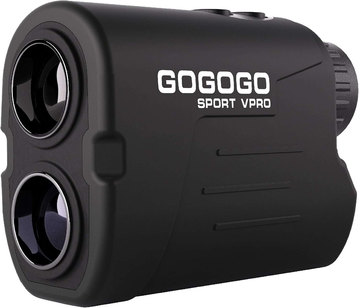 gogogo-sport-vpro-gs03-golf-hunting-rangefinder-with-slope-1000-yards-01 Gogogo Sport Vpro GS03 golf and hunting rangefinder with included carrying case and accessories.